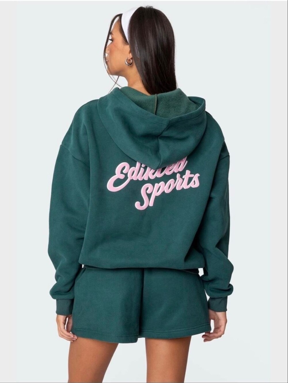 ✏️ NWT| Edikted Green ♡ So Sporty Oversized Hoodie